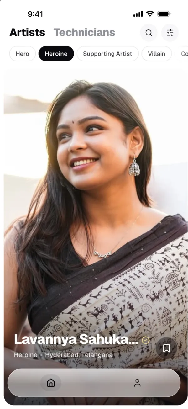 Discover, showing heroine profiles